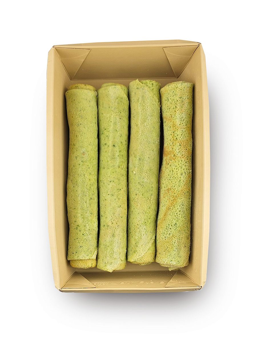 Блины со шпинатом и крем-сыром Блины со шпинатом и крем-сыром